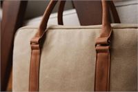BORSA PORTA PC IN CANVAS RICICLATO